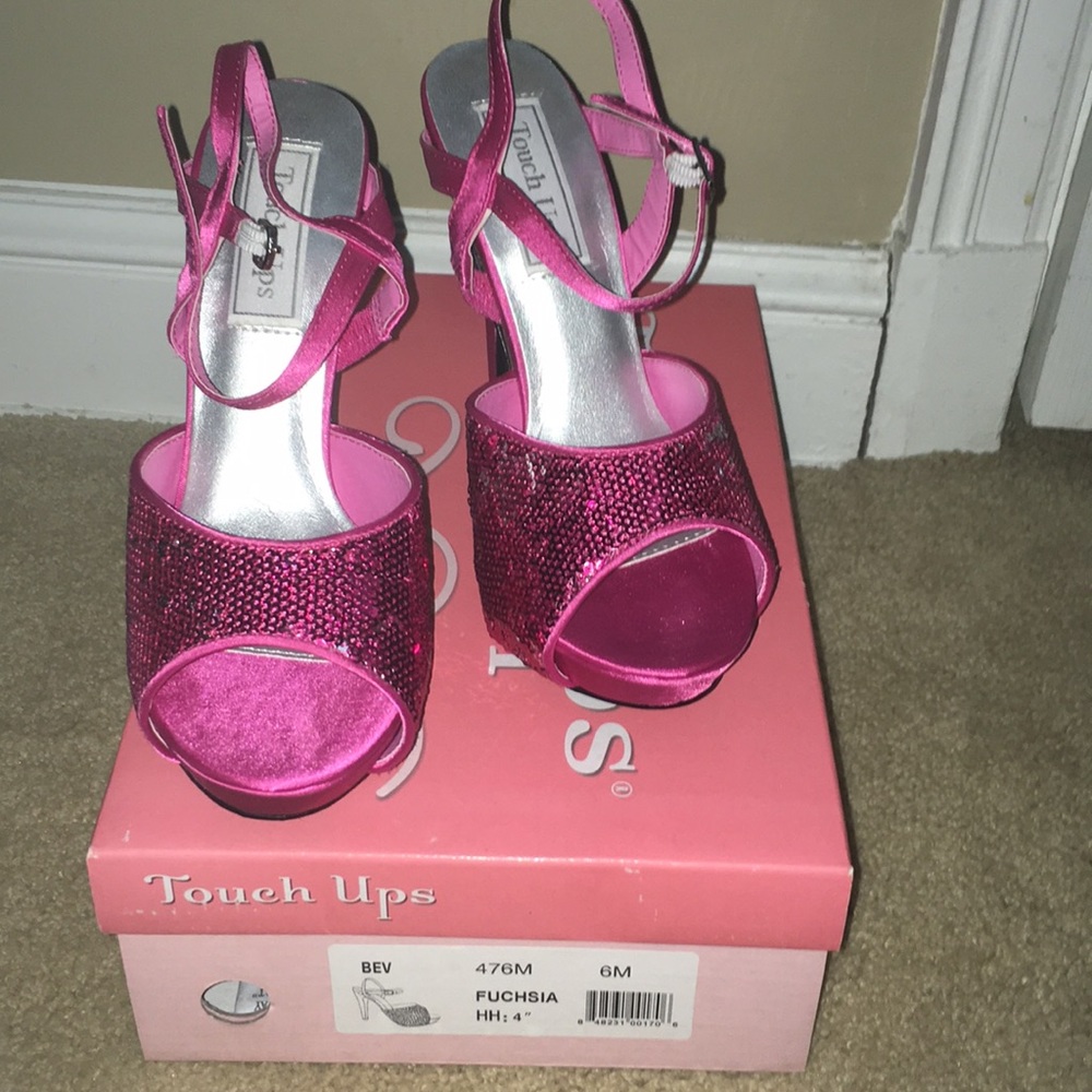 Pink sequined High Heels